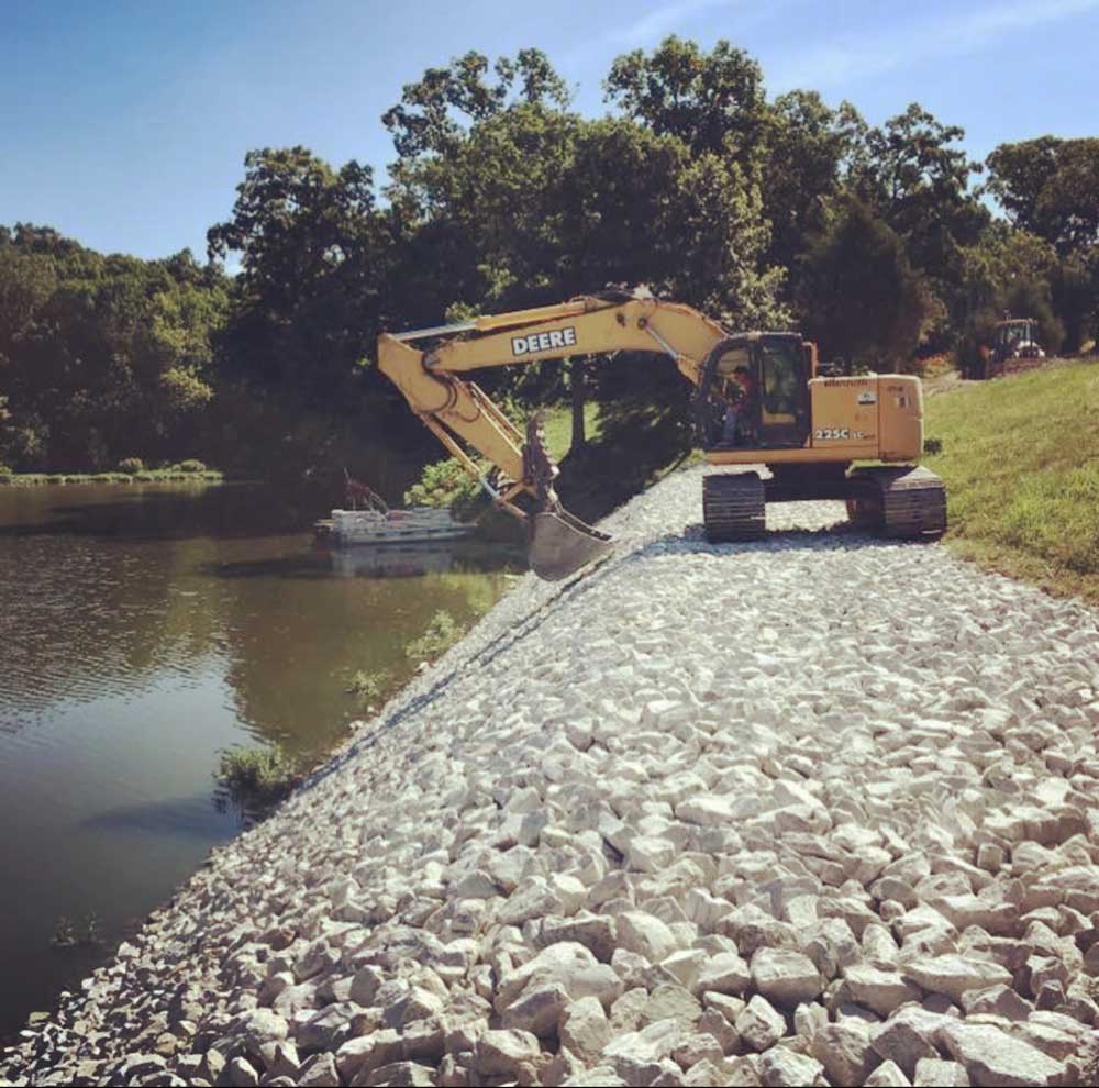 track excavator